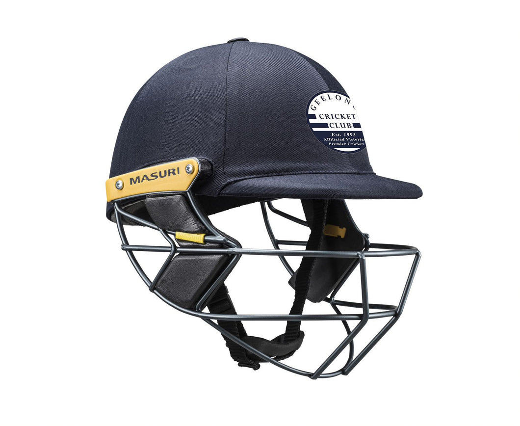 Masuri Original Series MK2 SENIOR Test Helmet with Steel Grille - Geelong CC