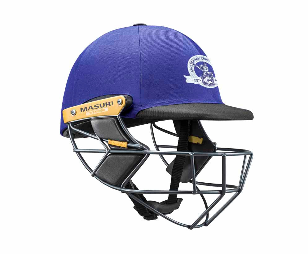 Masuri Original Series MK2 SENIOR Test Helmet with Titanium Grille - Cheltenham CC